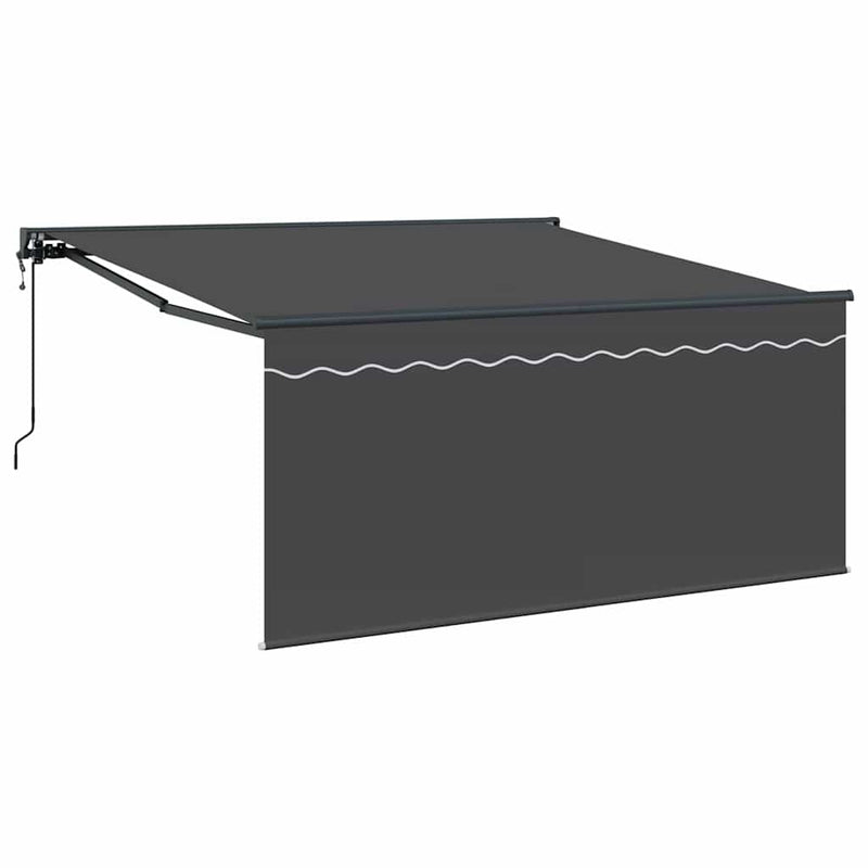 Afbeelding laden in galerijviewer, Vidaxl inklapbaar zonnescherm antraciet 300 x 250 cm
