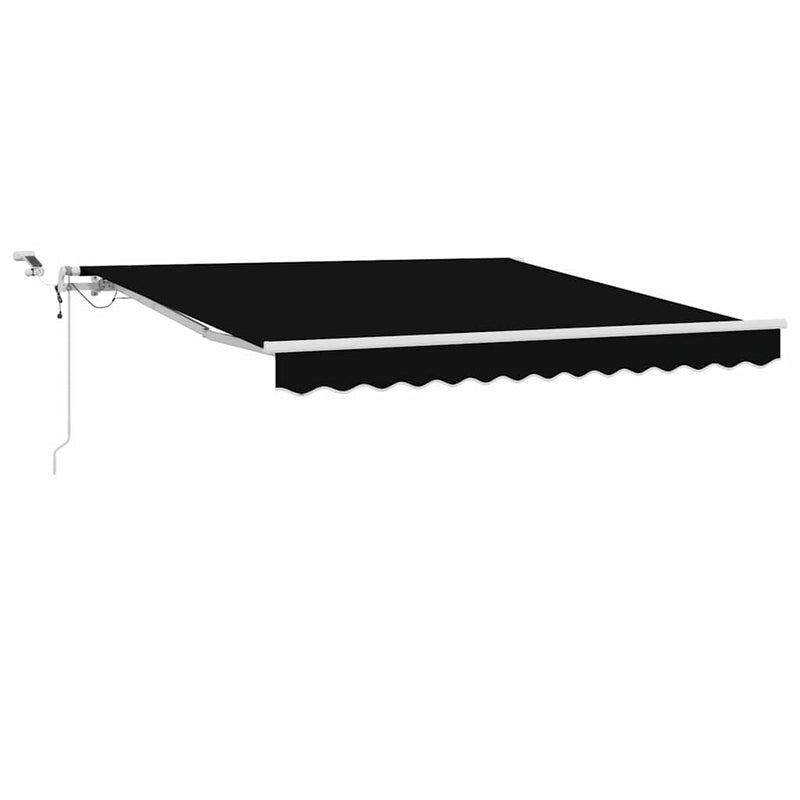 Afbeelding laden in galerijviewer, Vidaxl uitschuifbare luifel zwart 300 x 250 cm polyester
