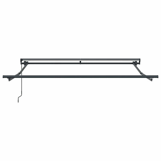 Vidaxl inklapbaar zonnescherm crème 350 x 250 cm polyester en metaal