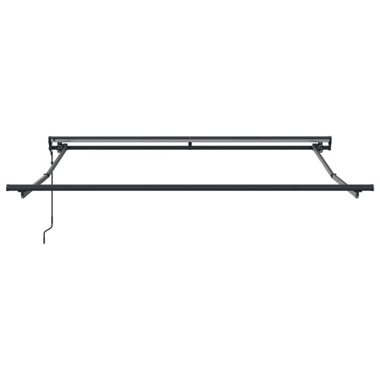 Vidaxl inklapbaar zonnescherm crème 350 x 250 cm polyester en metaal