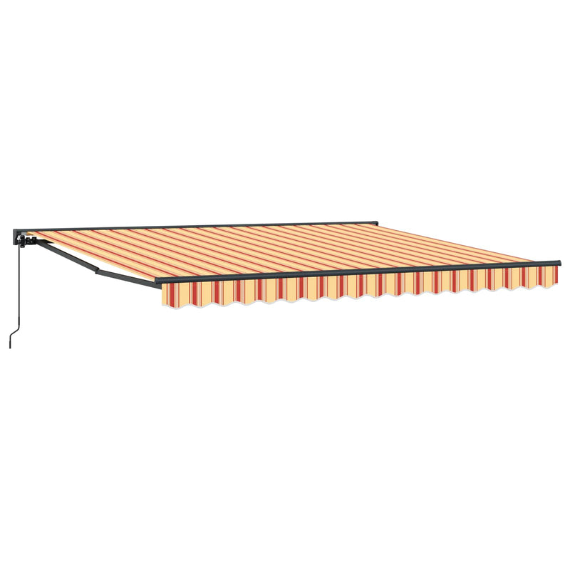 Afbeelding laden in galerijviewer, Vidaxl inklapbaar zonnescherm multikleur 400 × 300 cm
