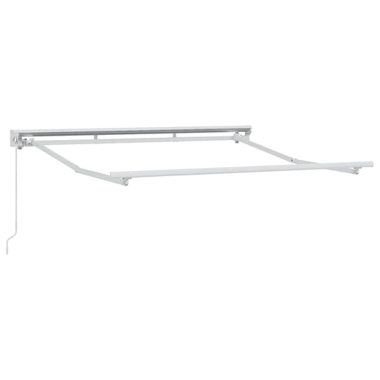 Vidaxl zijde frame wit 2,5 x 2 m poedercoating staal