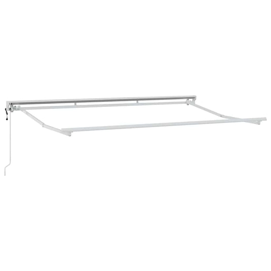 Vidaxl zijde frame wit 3,5 x 2 m poedercoating staal