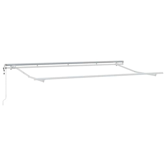 Vidaxl zijde frame wit 4 x 2 m metaal