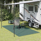 Vidaxl tenttapijt groen 500 × 350 cm polyester