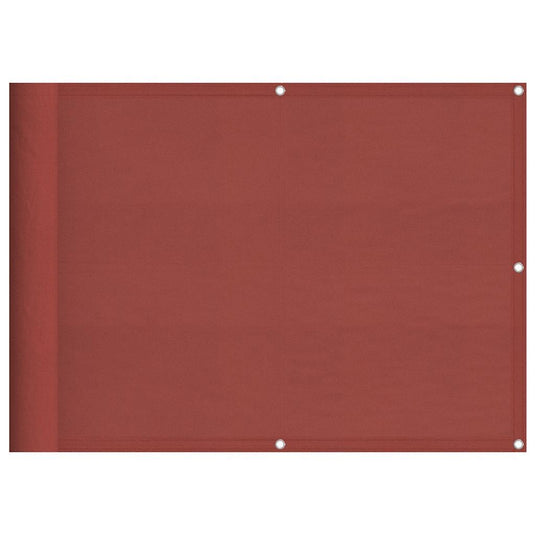 Vidaxl balkonscherm terracotta 75x800 cm 100% polyester oxford