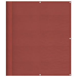 Vidaxl balkonscherm terracotta 120x1000 cm 100% polyester oxford