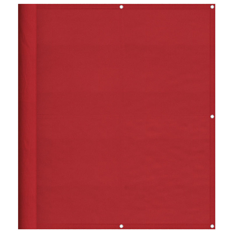 Afbeelding laden in galerijviewer, Vidaxl balkonscherm rood 120x1000 cm 100% polyester oxford
