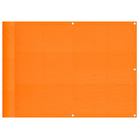 Vidaxl balkonscherm oranje 75x700 cm 100% polyester oxford
