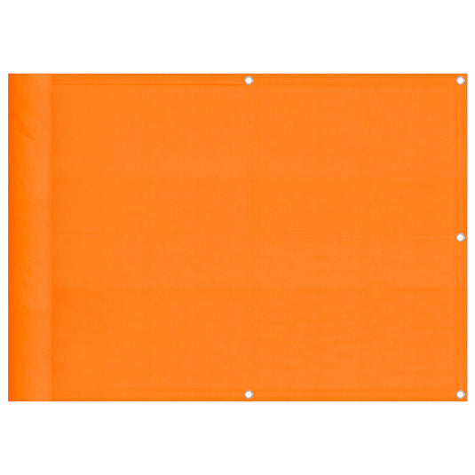 Vidaxl balkonscherm oranje 75x800 cm 100% polyester oxford