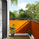 Vidaxl balkonscherm oranje 90x700 cm 100% polyester oxford