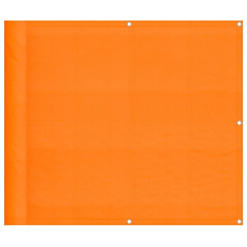 Afbeelding laden in galerijviewer, Vidaxl balkonscherm oranje 90x800 cm 100% polyester oxford
