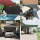 Vidaxl zonnescherm taupe 7x5x5 m 100% polyester oxford