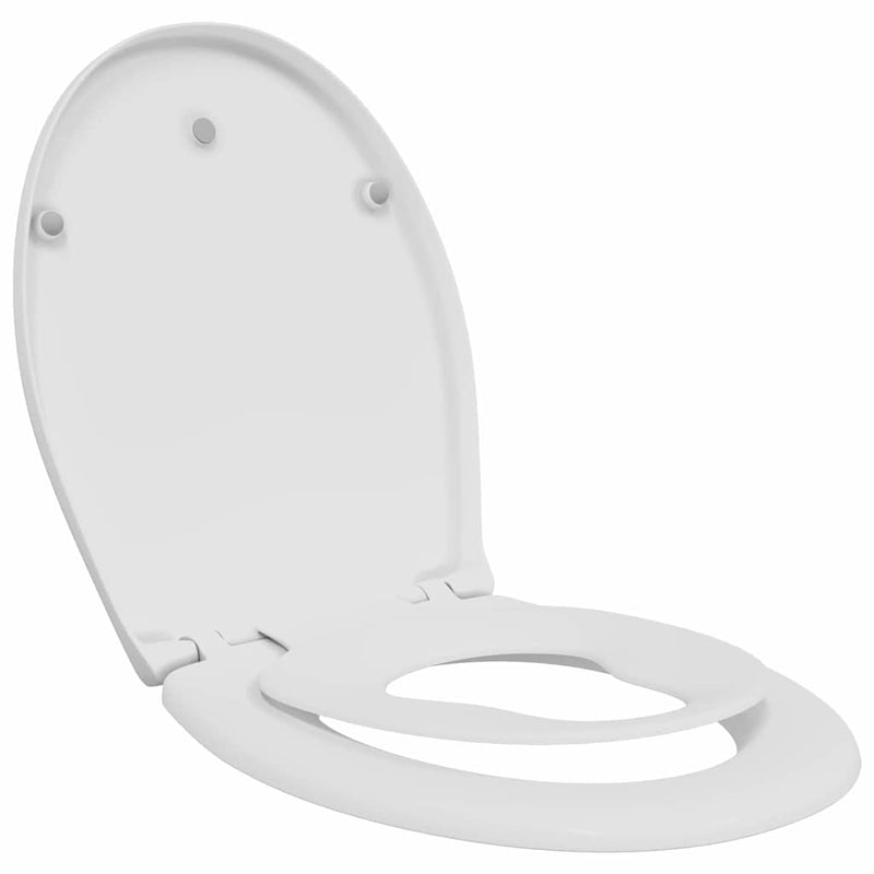 Afbeelding laden in galerijviewer, Vidaxl toiletzitting wit 47 x 37 x 4 cm duroplast
