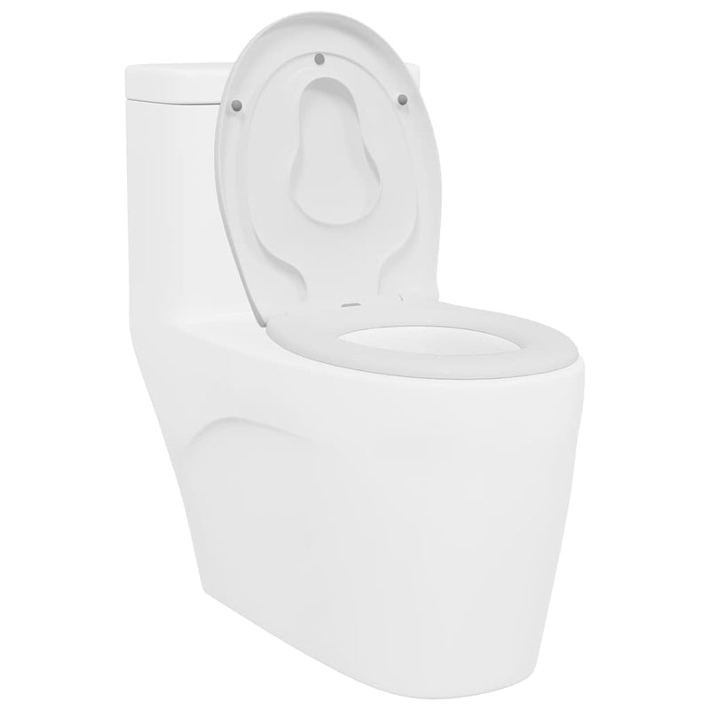 Afbeelding laden in galerijviewer, Vidaxl toiletzitting wit 47 x 37 x 4 cm duroplast
