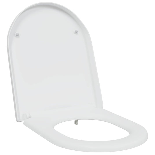 Vidaxl toiletzitting wit 49 x 36 x 4 cm duroplast