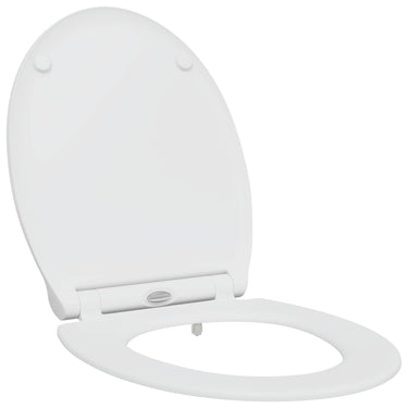 Vidaxl toiletzitting wit 47 x 37,5 x 3,8 cm duroplast