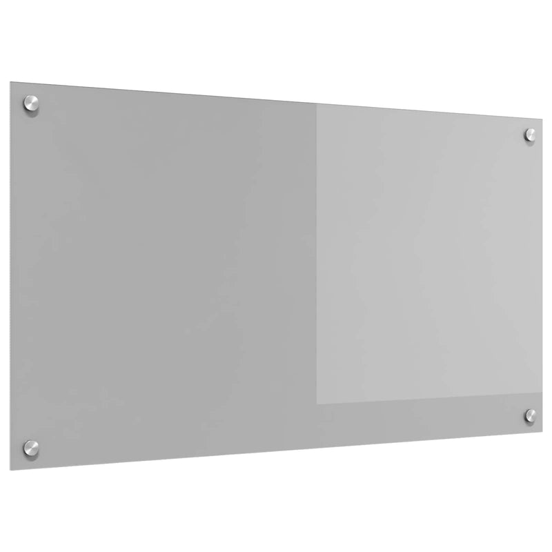 Afbeelding laden in galerijviewer, Vidaxl keukenachterwand lichtgrijs 90 x 50 cm gehard glas
