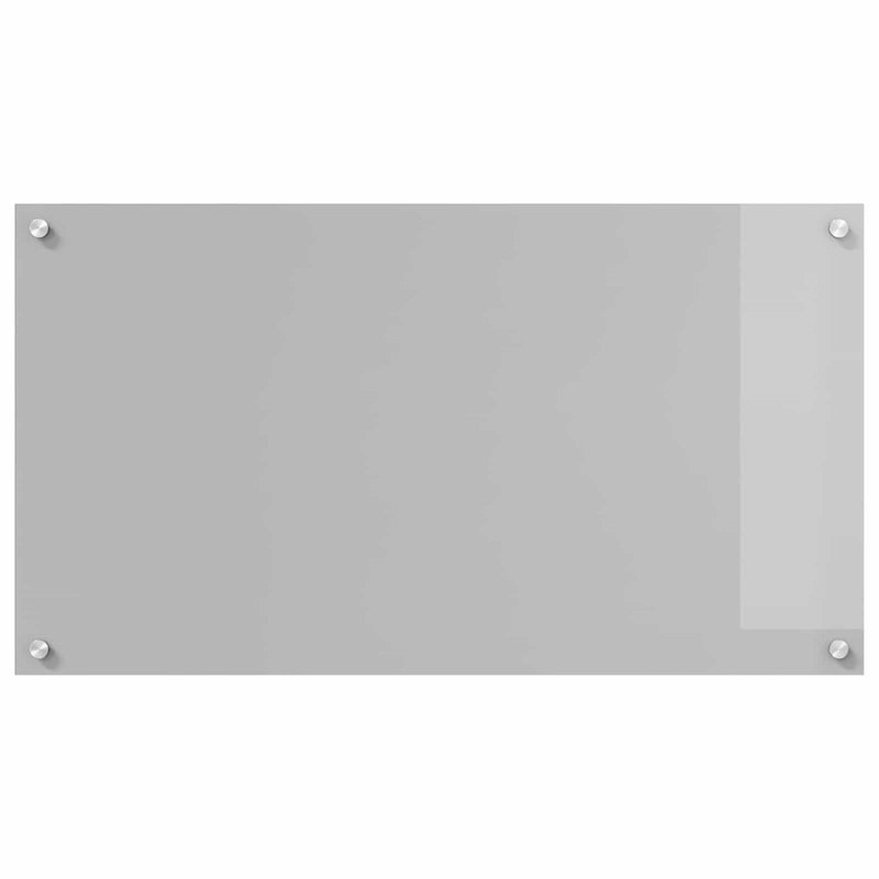 Afbeelding laden in galerijviewer, Vidaxl keukenachterwand lichtgrijs 90 x 50 cm gehard glas
