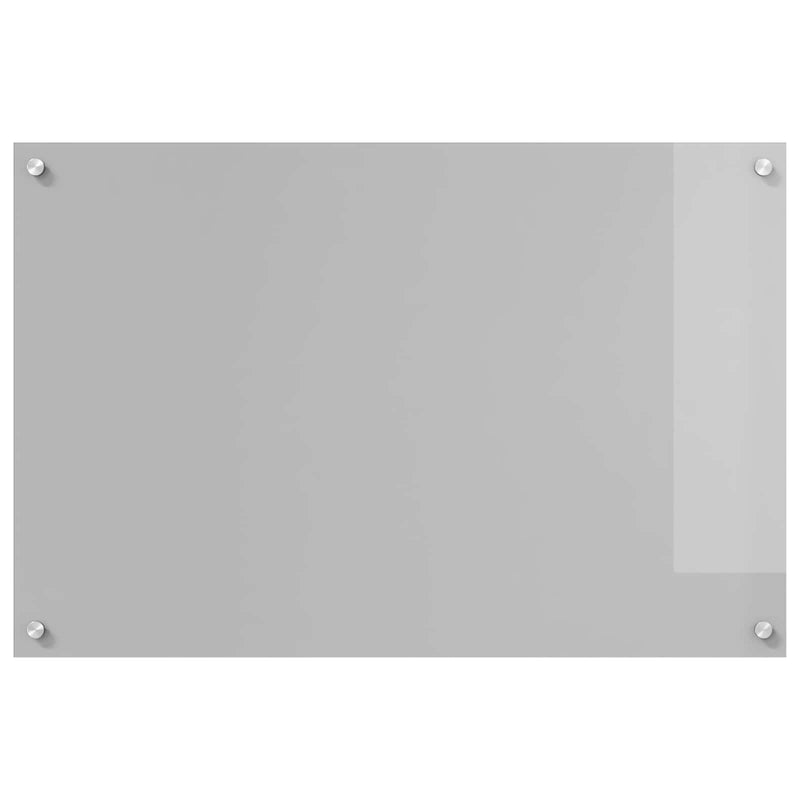 Afbeelding laden in galerijviewer, Vidaxl keukenachterwand lichtgrijs 90 x 60 cm gehard glas
