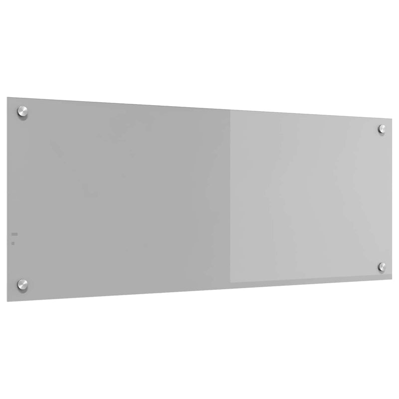 Afbeelding laden in galerijviewer, Vidaxl keukenachterwand lichtgrijs 100 x 40 cm gehard glas
