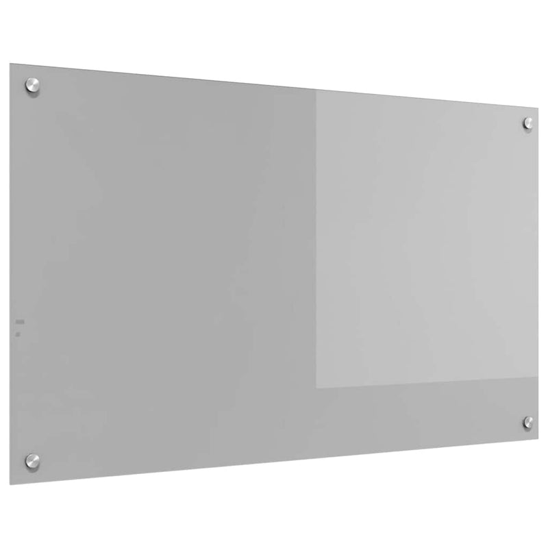 Afbeelding laden in galerijviewer, Vidaxl keukenachterwand lichtgrijs 100 x 60 cm gehard glas
