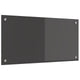 Vidaxl keuken spatscherm donkergrijs 80 x 40 cm gehard glas