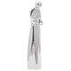 Vidaxl sculptuur zilver 10 x 16 x 49 cm aluminium