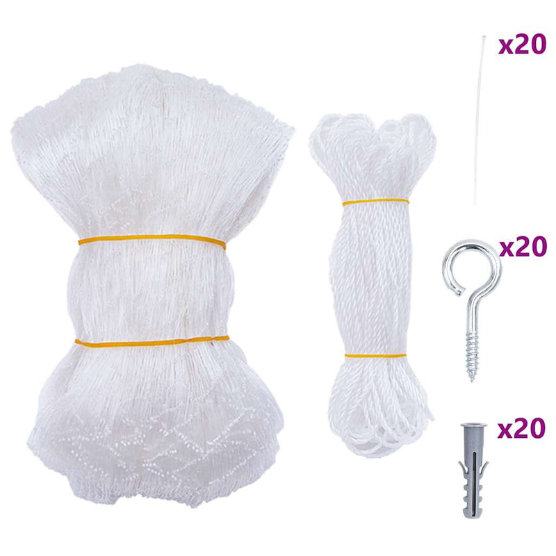 Afbeelding laden in galerijviewer, Vidaxl kattennet transparant 4x3 m nylon
