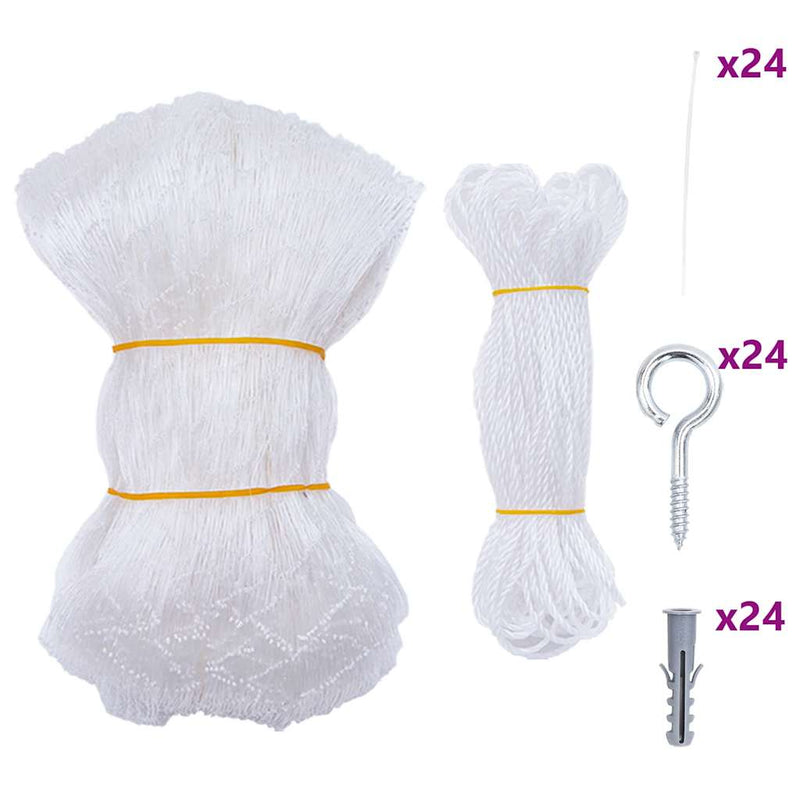 Afbeelding laden in galerijviewer, Vidaxl kattennet transparant 12x3 m nylon
