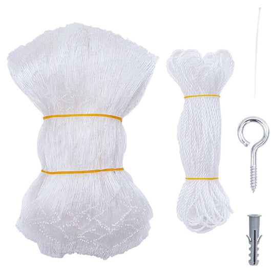 Vidaxl kattennet transparant 12x3 m nylon