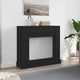 Vidaxl haardombouw 100x30x87,5 cm spaanplaat zwart eikenkleurig