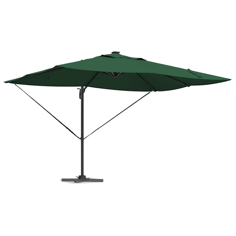Afbeelding laden in galerijviewer, Vidaxl parasol groen 352 x 251 x 265 cm polyester en aluminium
