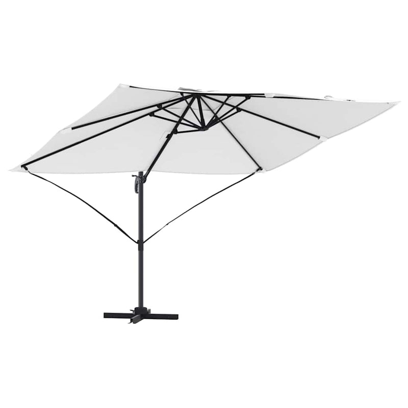 Afbeelding laden in galerijviewer, Vidaxl parasol 351 x 250 x 260 cm polyester en aluminium zand
