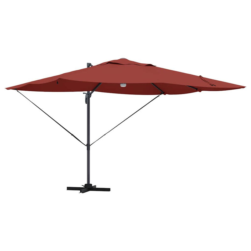 Afbeelding laden in galerijviewer, Vidaxl parasol terracotta 351 x 250 x 253 cm polyester en aluminium
