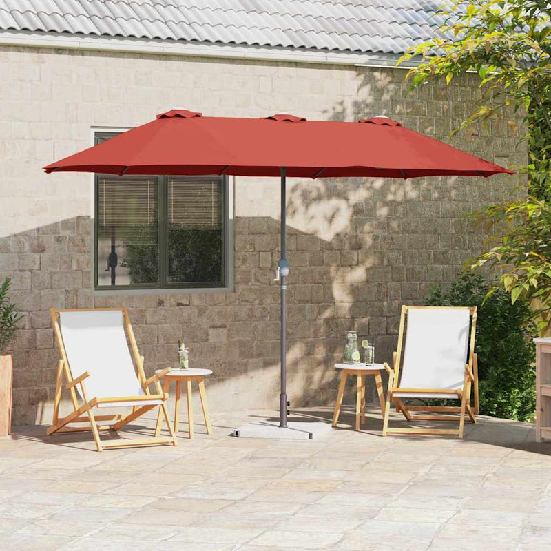 Afbeelding laden in galerijviewer, Vidaxl tuinparasol 370 x 197 x 239 cm polyester en aluminium
