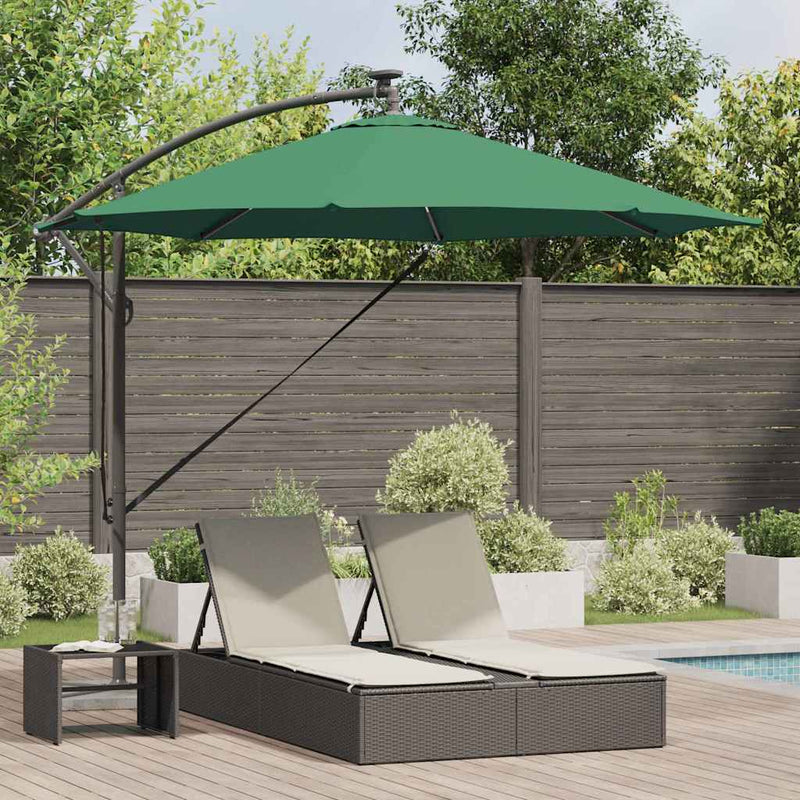 Afbeelding laden in galerijviewer, Vidaxl parasol 294 x 294 x 248 cm polyester en aluminium groen

