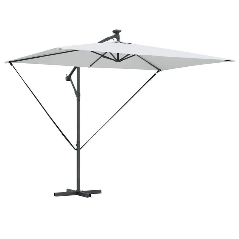 Afbeelding laden in galerijviewer, Vidaxl parasol 294 x 200 x 270 cm polyester en aluminium zand
