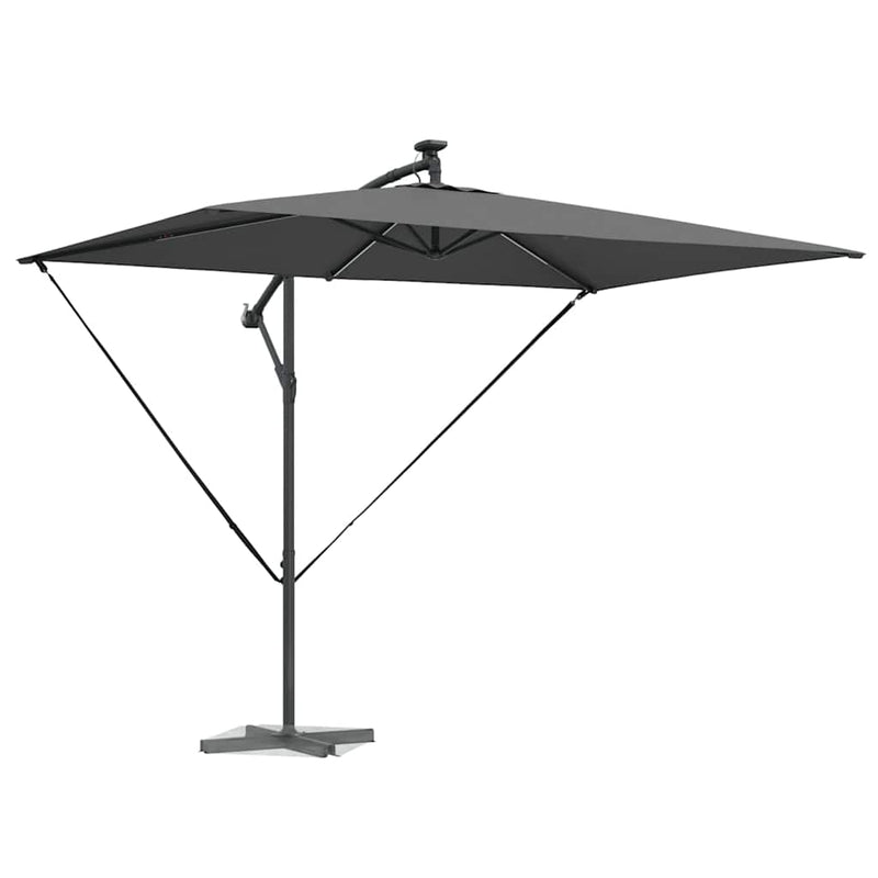 Afbeelding laden in galerijviewer, Vidaxl parasol 294 x 200 x 270 cm polyester en aluminium antraciet
