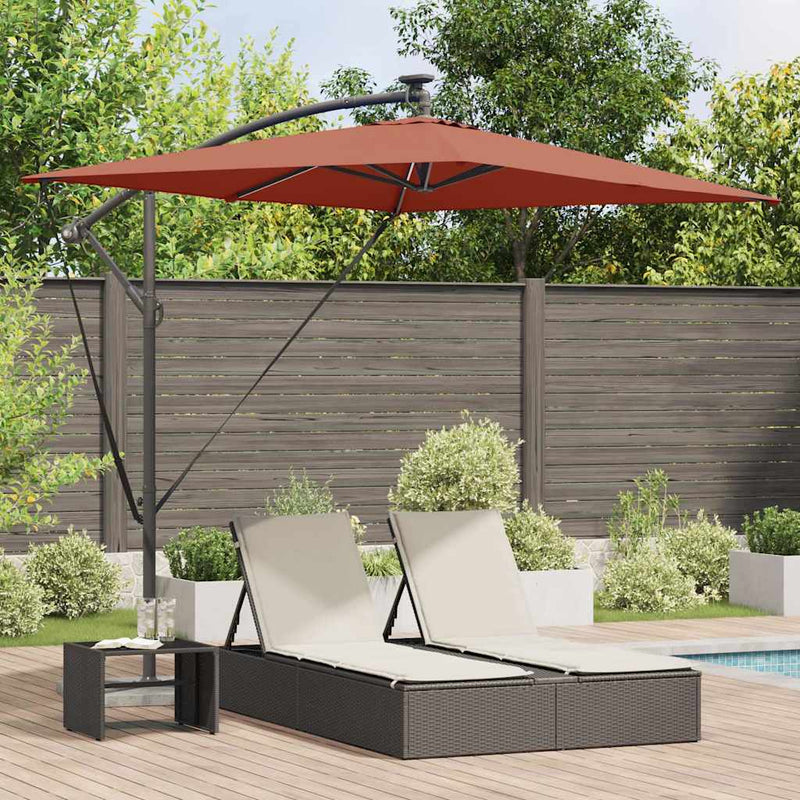 Afbeelding laden in galerijviewer, Vidaxl parasol terracotta 294 x 200 x 270 cm polyester en aluminium
