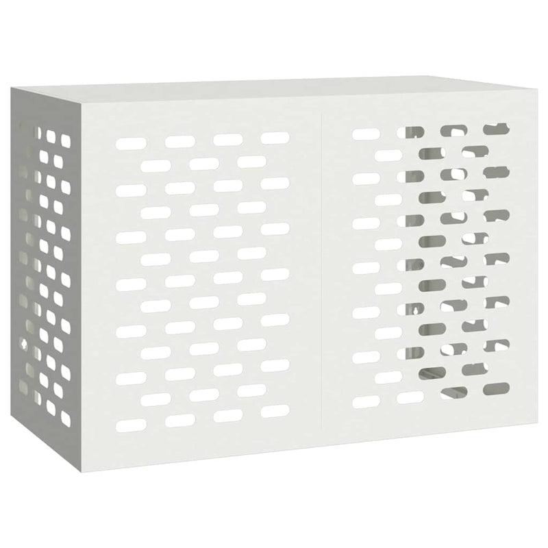 Afbeelding laden in galerijviewer, Vidaxl airconditioner hoes wit 100 x 50 x 70 cm staal
