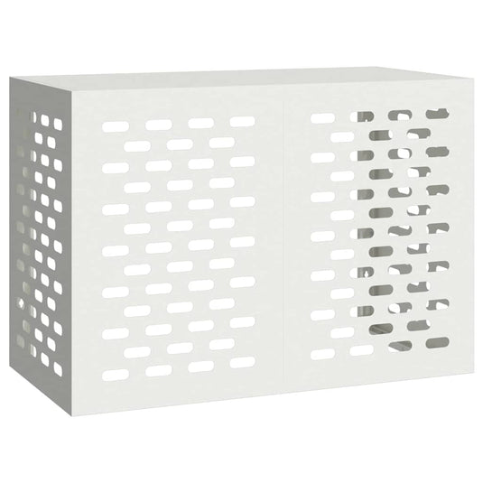 Vidaxl airconditioner hoes wit 100 x 50 x 70 cm staal