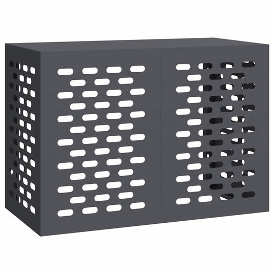 Vidaxl airconditioner hoes antraciet 100 x 50 x 70 cm staal