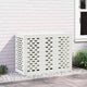 Vidaxl airconditioner hoes wit 110 x 50 x 80 cm staal
