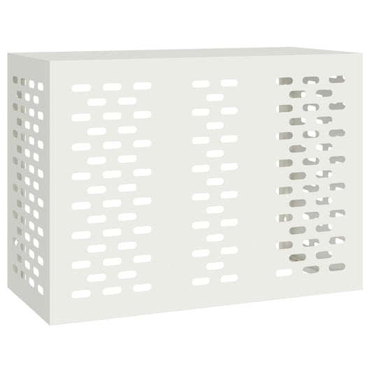 Vidaxl airconditioner hoes wit 110 x 50 x 80 cm staal