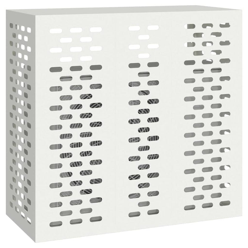 Afbeelding laden in galerijviewer, Vidaxl airconditioner hoes wit 110 x 50 x 105 cm staal

