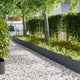 Vidaxl tuinrand 20 pcs antraciet 100 x 0.05 x 20 cm koudgewalst staal