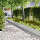 Vidaxl tuinrand 20 pcs zilver 100 x 0.05 x 20 cm roestvrij staal
