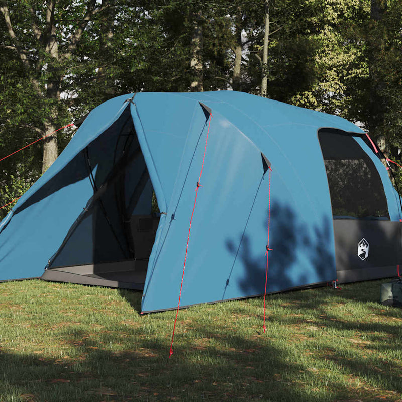 Afbeelding laden in galerijviewer, Vidaxl dome tent 4-person 4-persoons blauw
