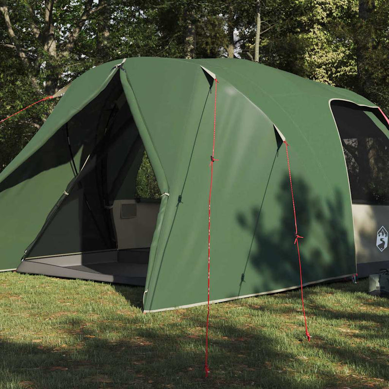 Afbeelding laden in galerijviewer, Vidaxl dome tent voor 6 personen 6-persoons groen
